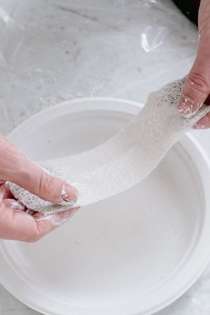 Gips-Set für Bauchmaske