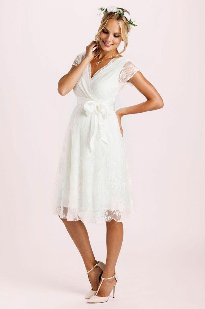 Umstandsbrautkleid Spitze