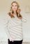 Preview: Maternity and Nursing Shirt with Stripes khaki/white
