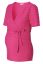 Vorschau: Umstands- und Stillshirt mit Bindegürtel fuchsia