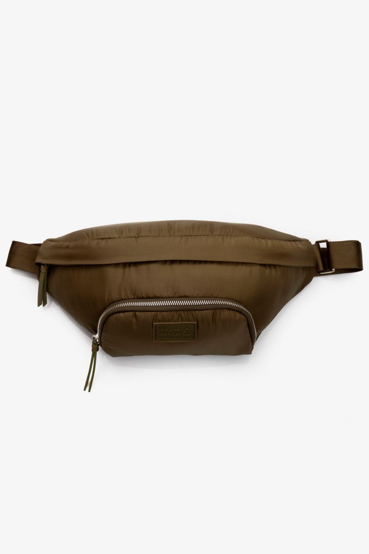Gürtel Wickeltasche Eco aus recyceltem Nylon khaki