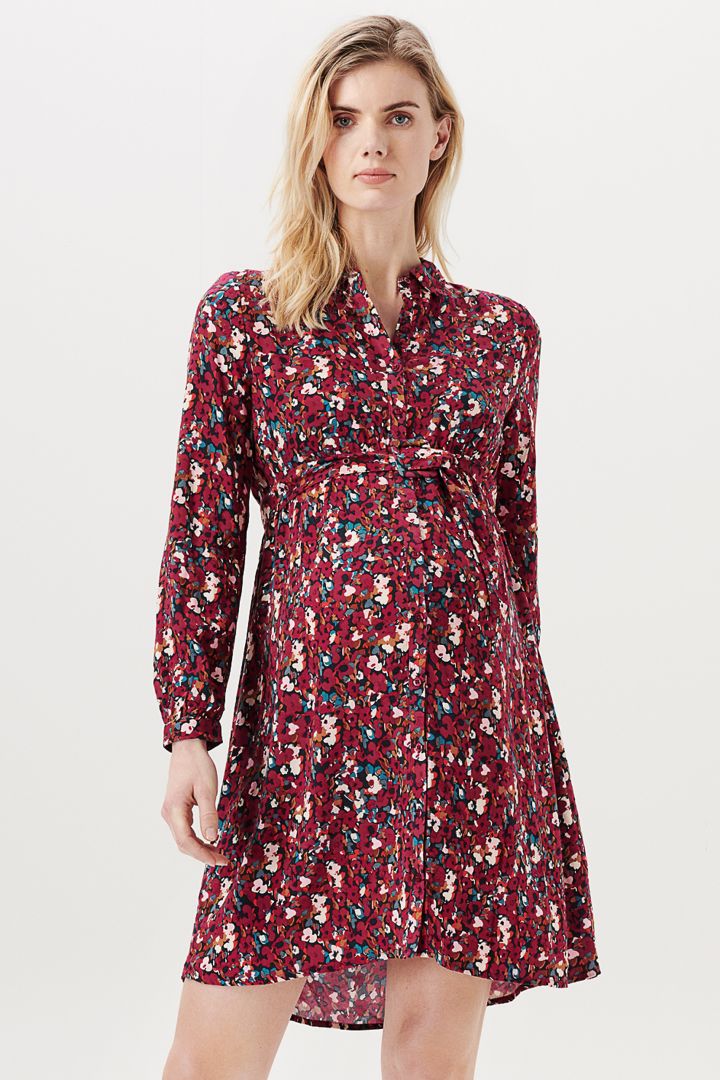 Umstands- und Stillkleid mit Flower Print