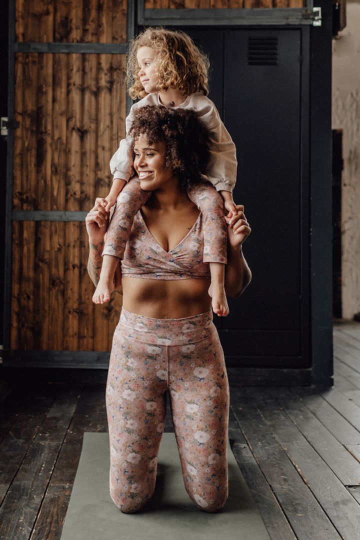 Organic Sport Still BH mit Blumenprint