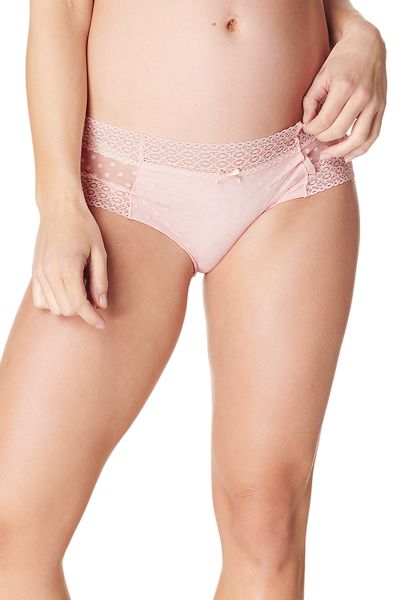 Mesh Umstandsslip rosa