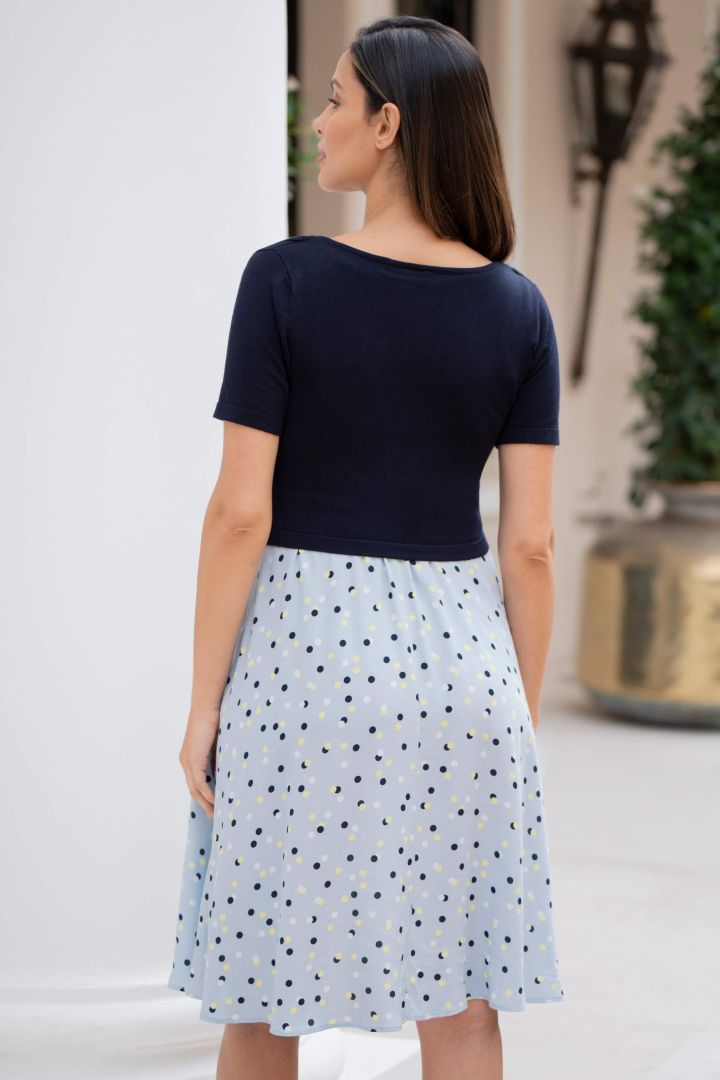 Square Neck Maternity and Nursing Dress