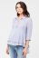 Preview: Pepblum Maternity Blouse blue/white