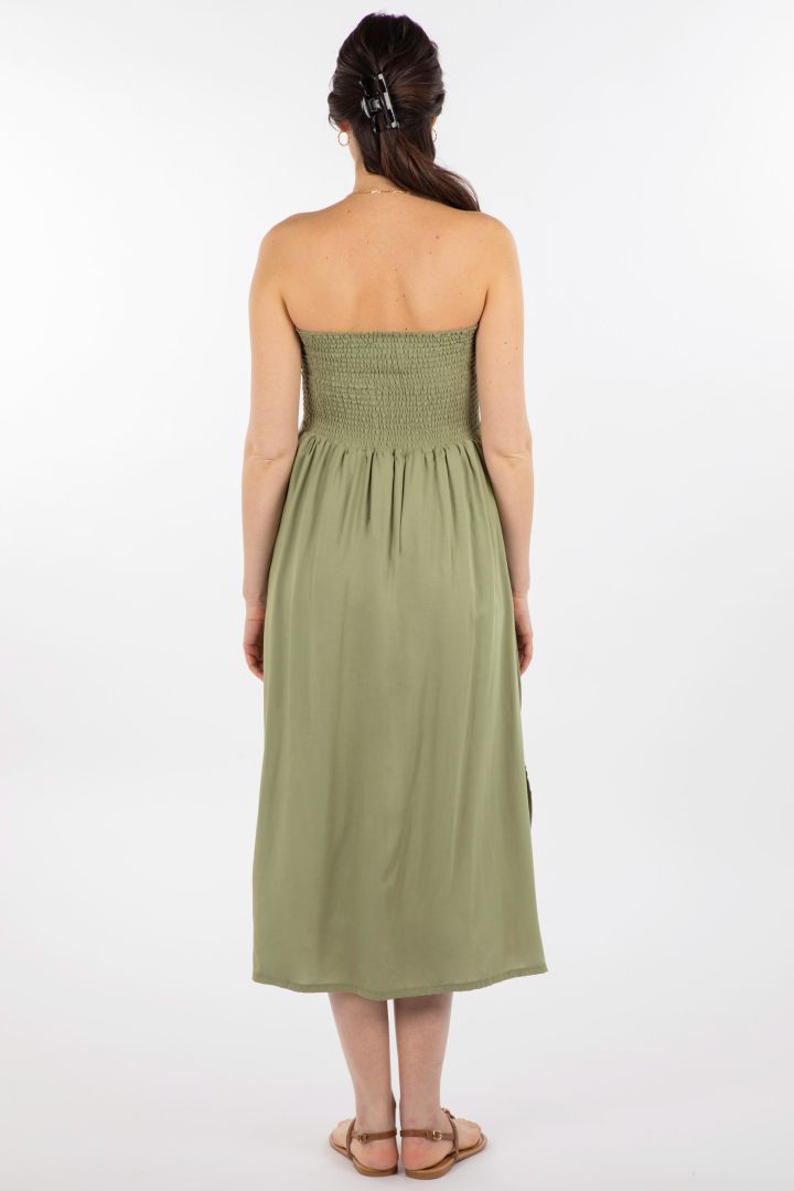 2 in 1 Maternity Skirt and Dress khaki