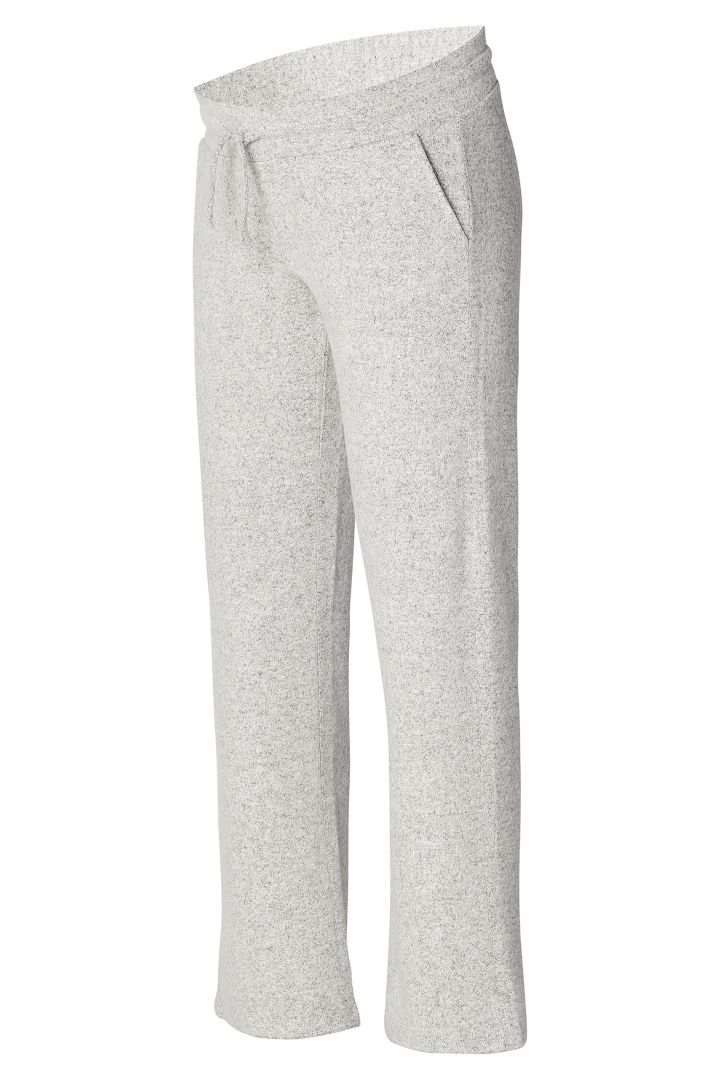 Ecovero Lounge Maternity Trousers Wide Leg grey