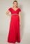 Preview: Festive maternity and nursing dress red