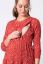 Preview: Tired Matetnity and Nursing Shirt with 3/4 Length Sleeves red