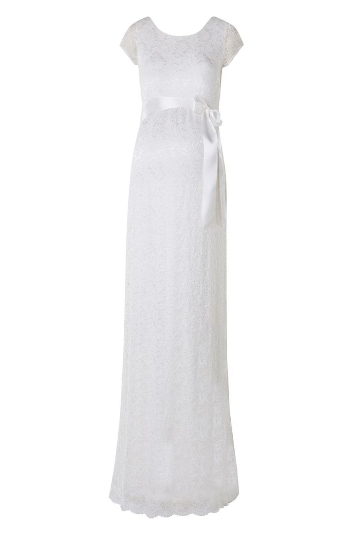 Shift Maternity Wedding Dress Long