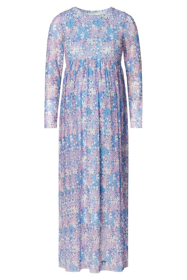 Maxi Umstandskleid mit Blumenprint