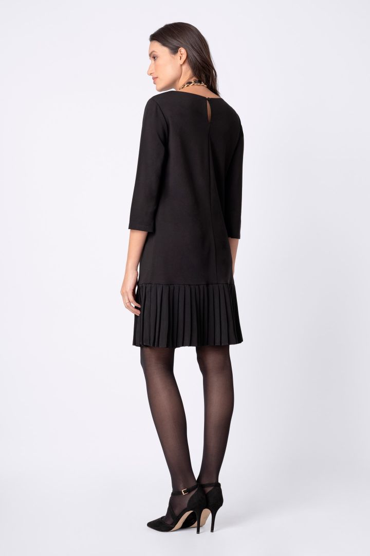 Umstandskleid mit Plisseerock