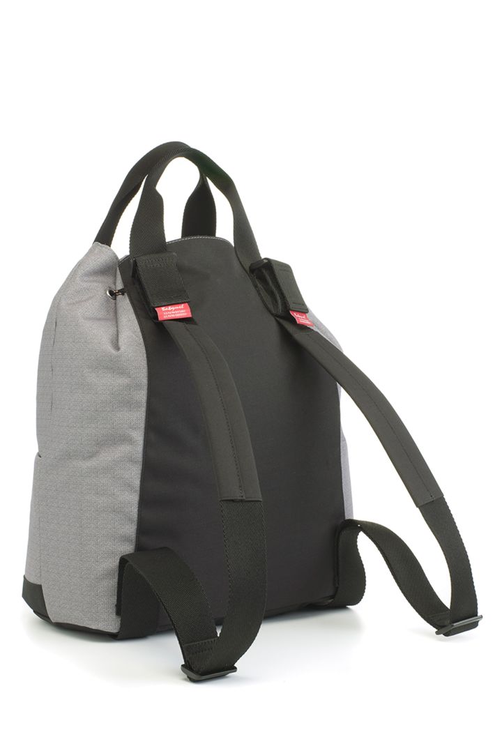 Eco Wickelrucksack aus recyceltem Plastik grau