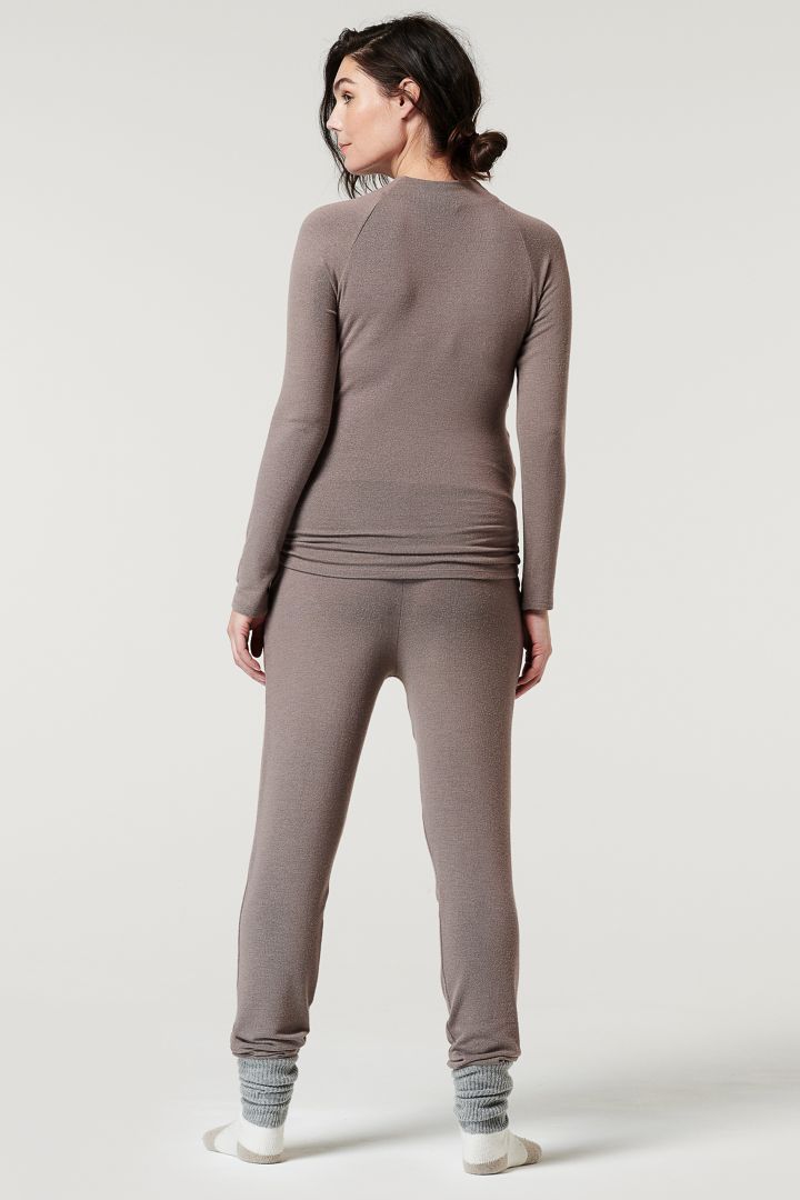 Lounge Maternity Trousers taupe