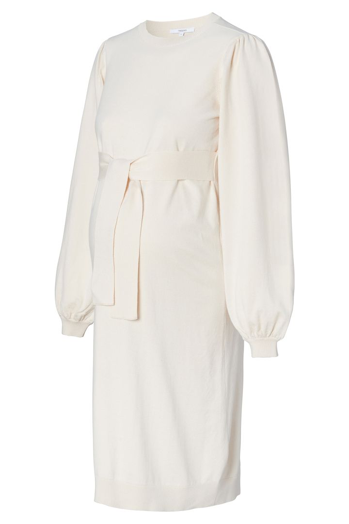 Organic Umstandsstrickkleid mit Gürtel