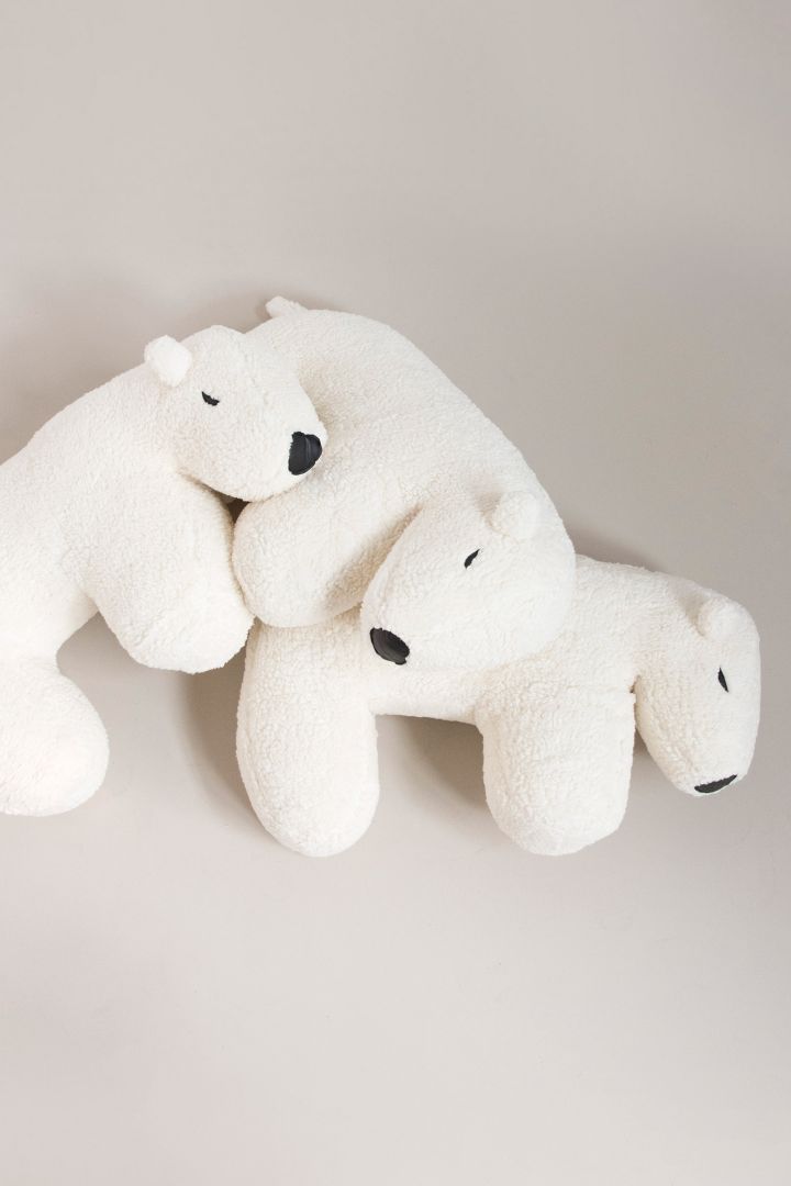 baby and nursing cushion polar bear