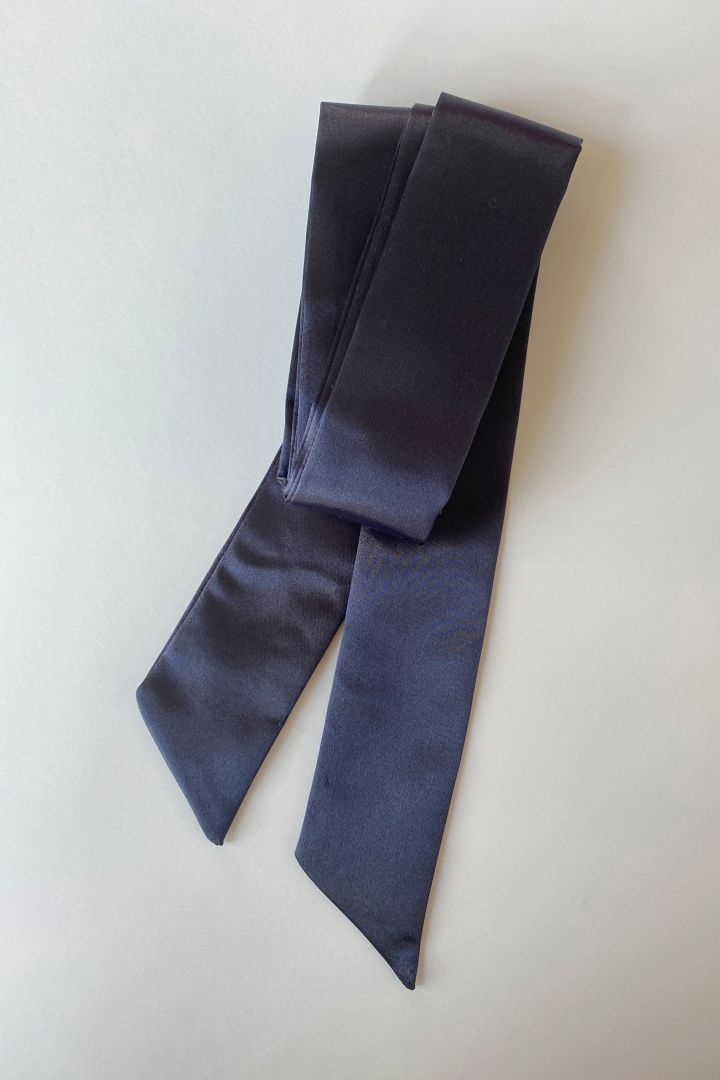 Satinschärpe navy