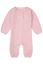 Vorschau: Organic Strickstrampler mit Knopfleiste rosa