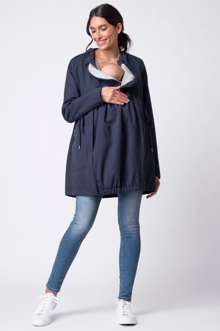 3 in 1 Utility Umstands- und Tragejacke navy