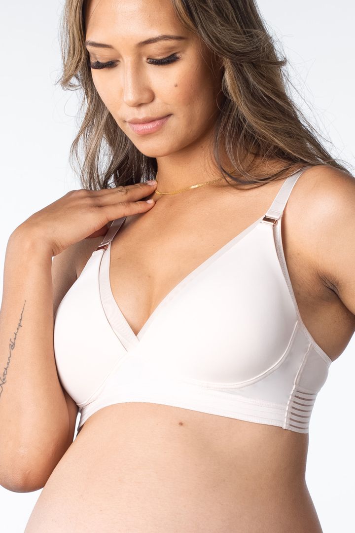 Triangel Schwangerschafts- und Still BH perlmutt