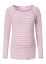 Preview: Organic Maternity and Nursing Shirt with Stripes pale purple