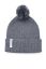 Preview: Rib Knit Boobl Hat with Merino Wool grey