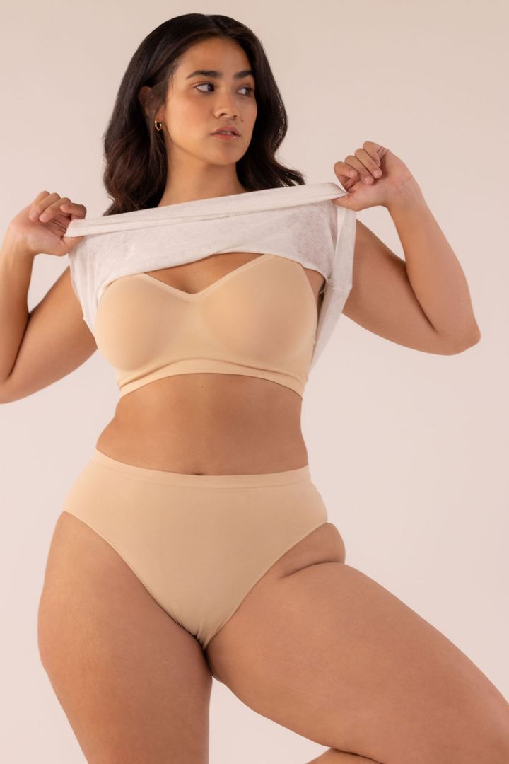 Eco High Rise Seamless Panty elfenbein
