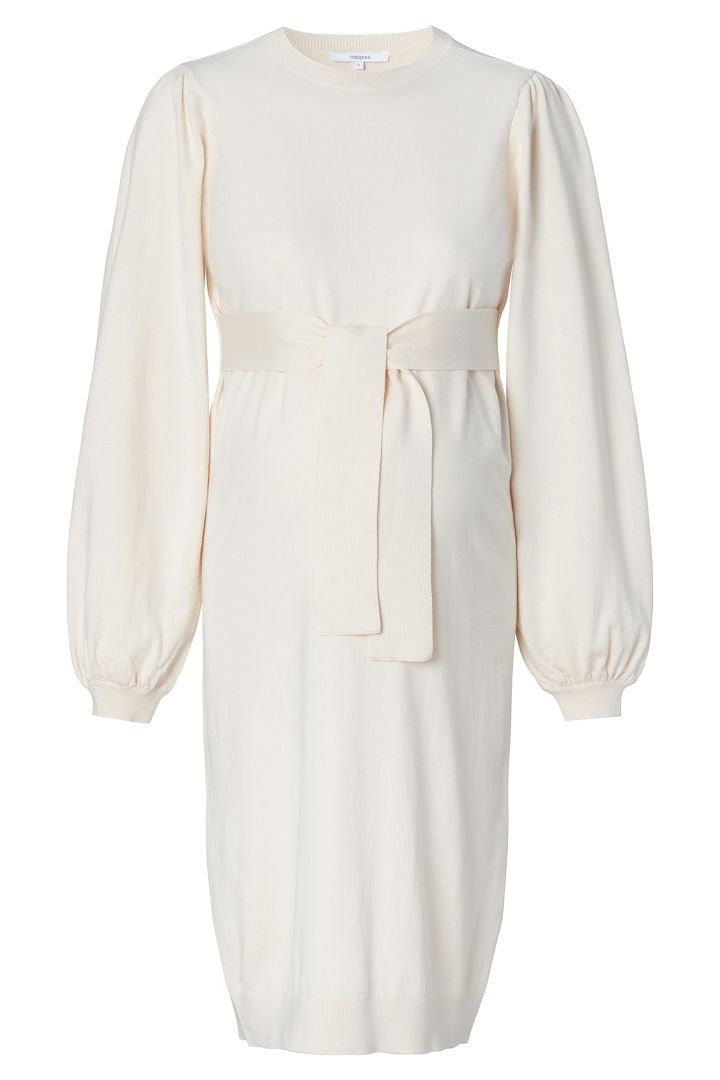 Organic Umstandsstrickkleid mit Gürtel