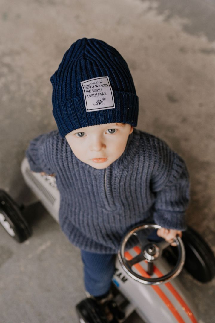 Knitted Hat with Merino Wool