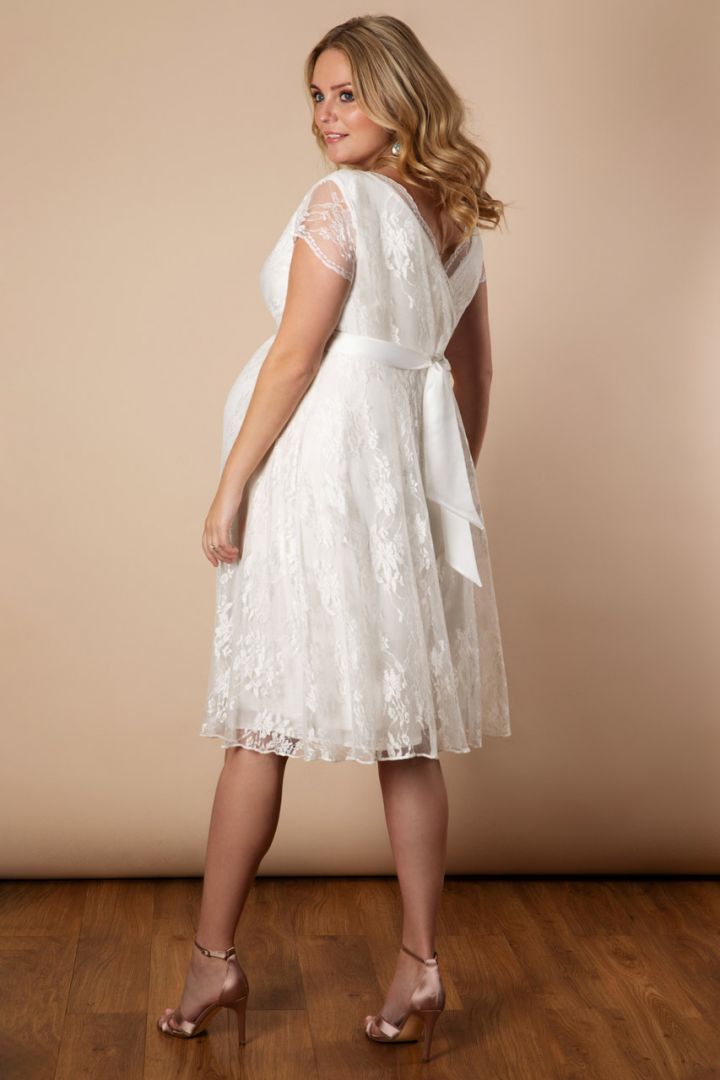Plus Size Umstandsbrautkleid