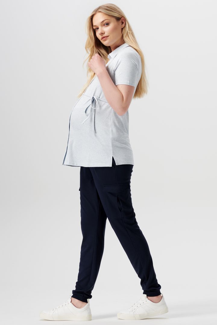 Ecovero Umstands-und Stillshirt mit Knopfleiste