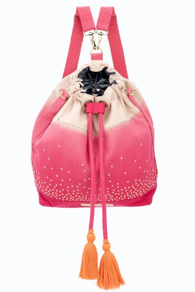 Wickelrucksack pink dip dye
