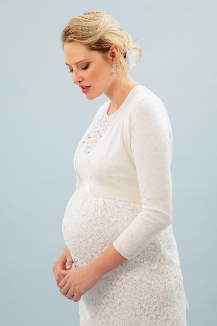 Braut Bolero mit Seide und Kaschmir