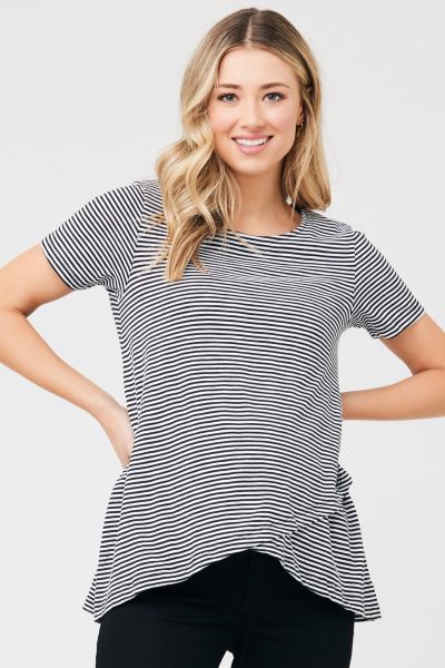 Layered Umstands- und Stillshirt