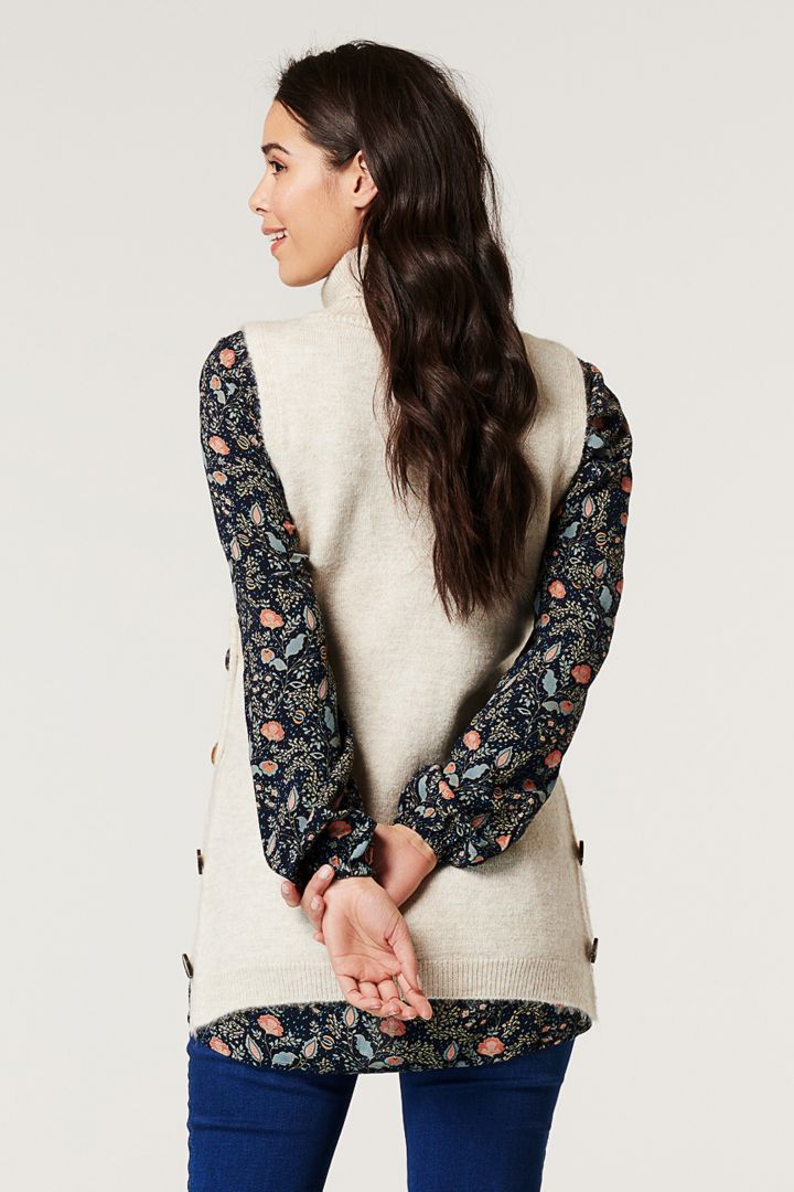 Eco Umstands- und Still-Pullunder mit Rollkragen