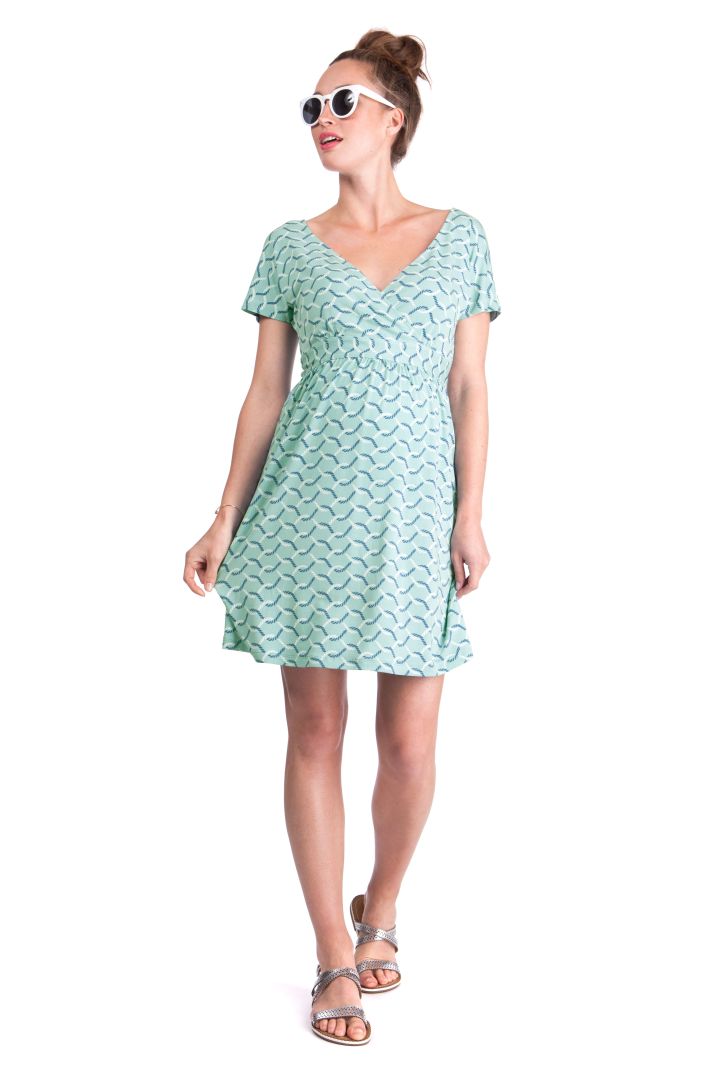 Tie Back Detail Maternity and Nursing Dress