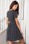 Preview: Spotted Maternity and Nursing Dress Short Sleeves black/white