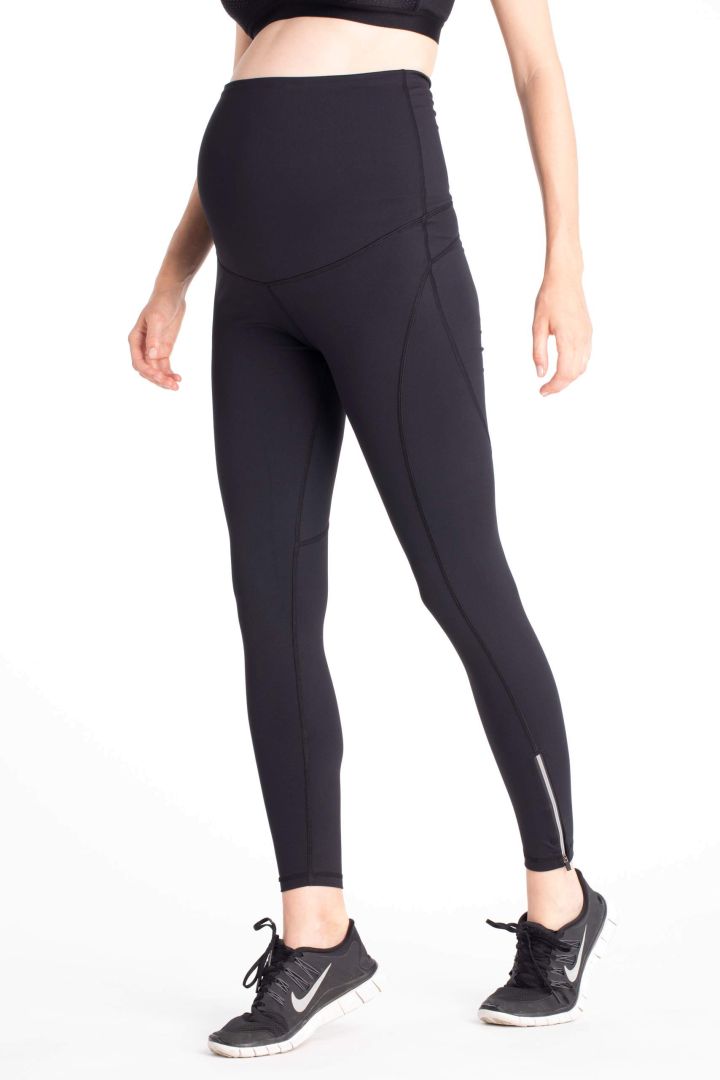 Sport Umstandsleggings mit Bauch Support