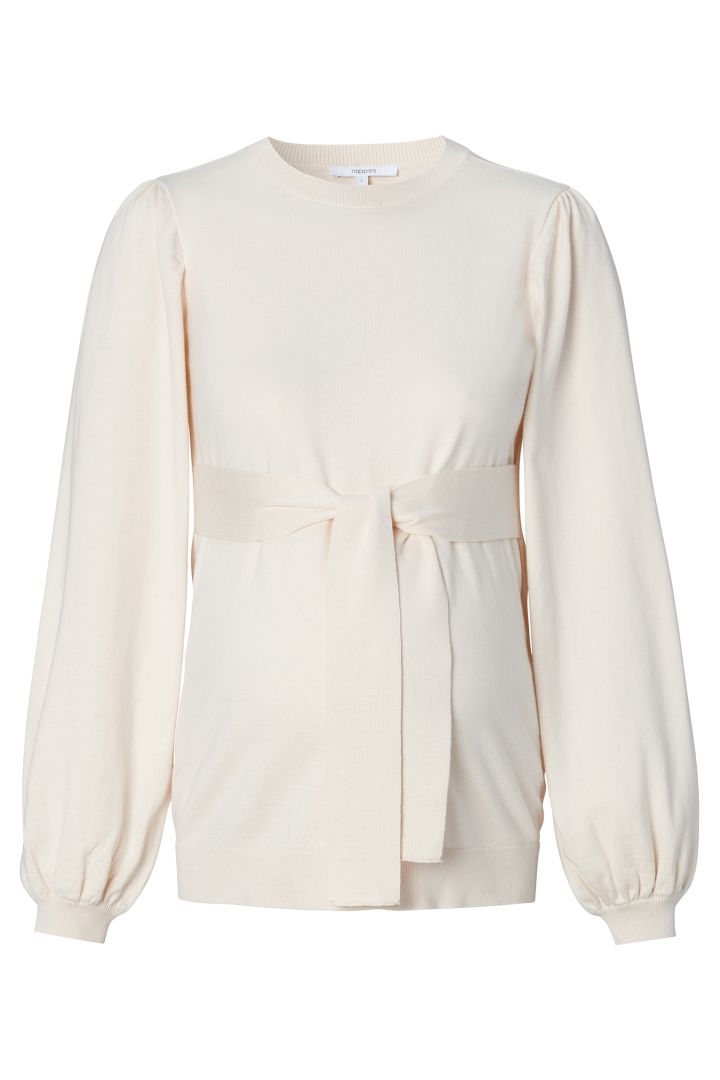 Organic Umstandspullover mit Gürtel