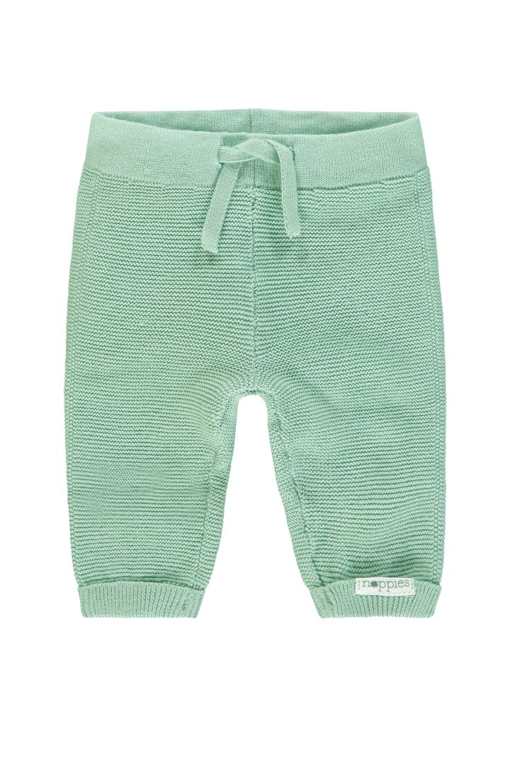 Organic Baby-Strickhose mint