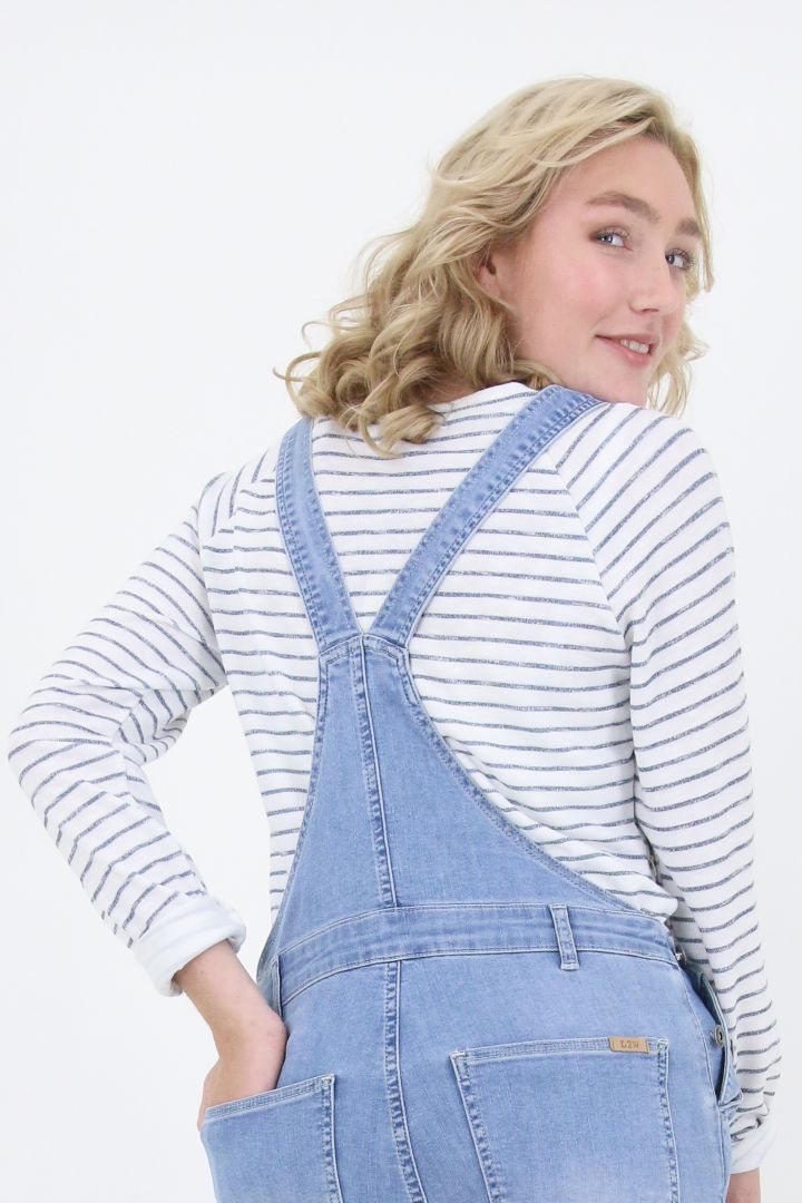 Breton Umstands- und Stillshirt gestreift navy