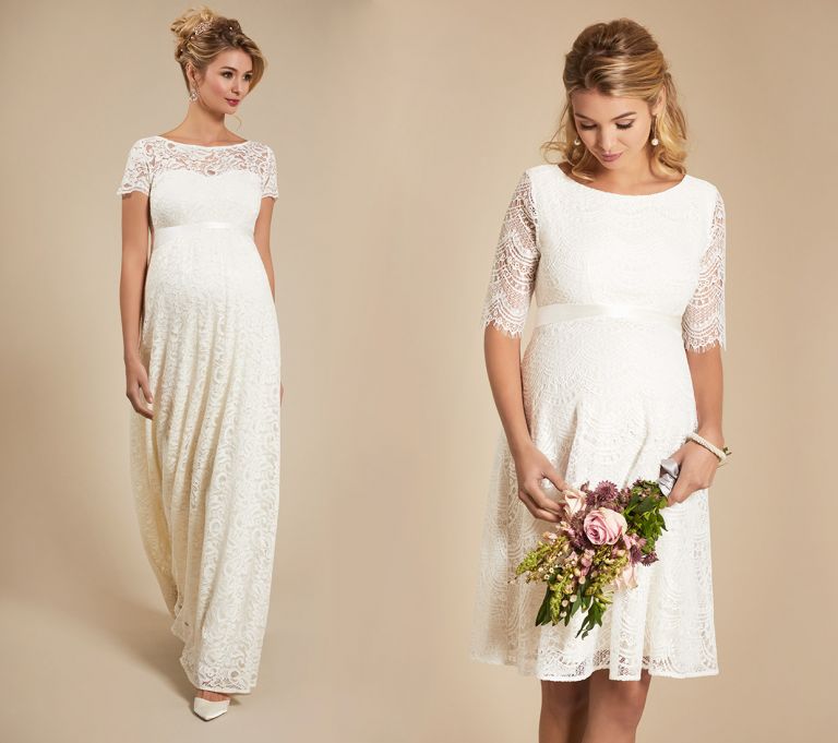 Kurzes oder langes Umstandsbrautkleid?