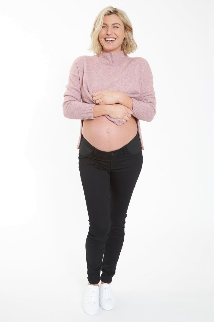 Skinny Umstandsjeggings schwarz