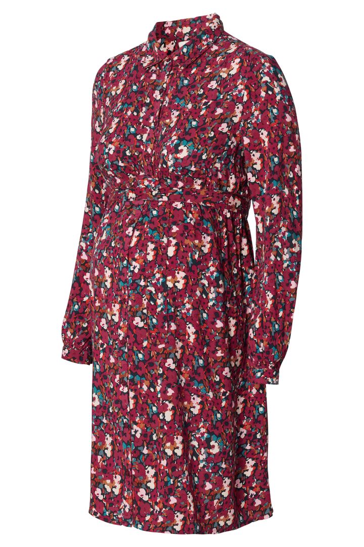 Umstands- und Stillkleid mit Flower Print