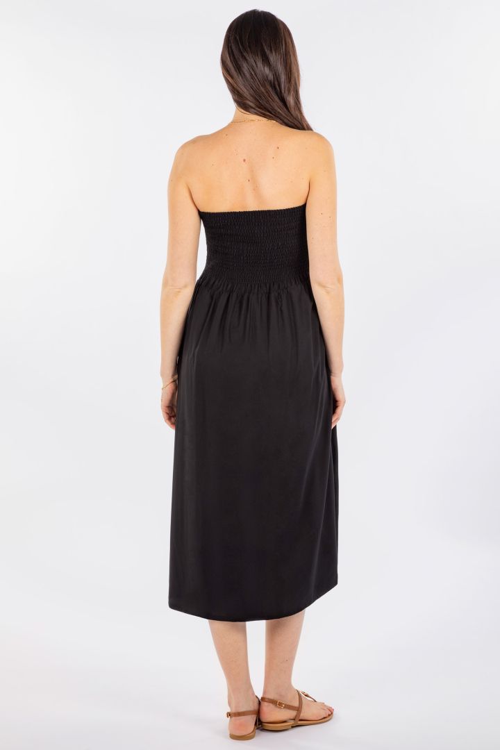 2 in 1 Umstandsrock und Kleid schwarz