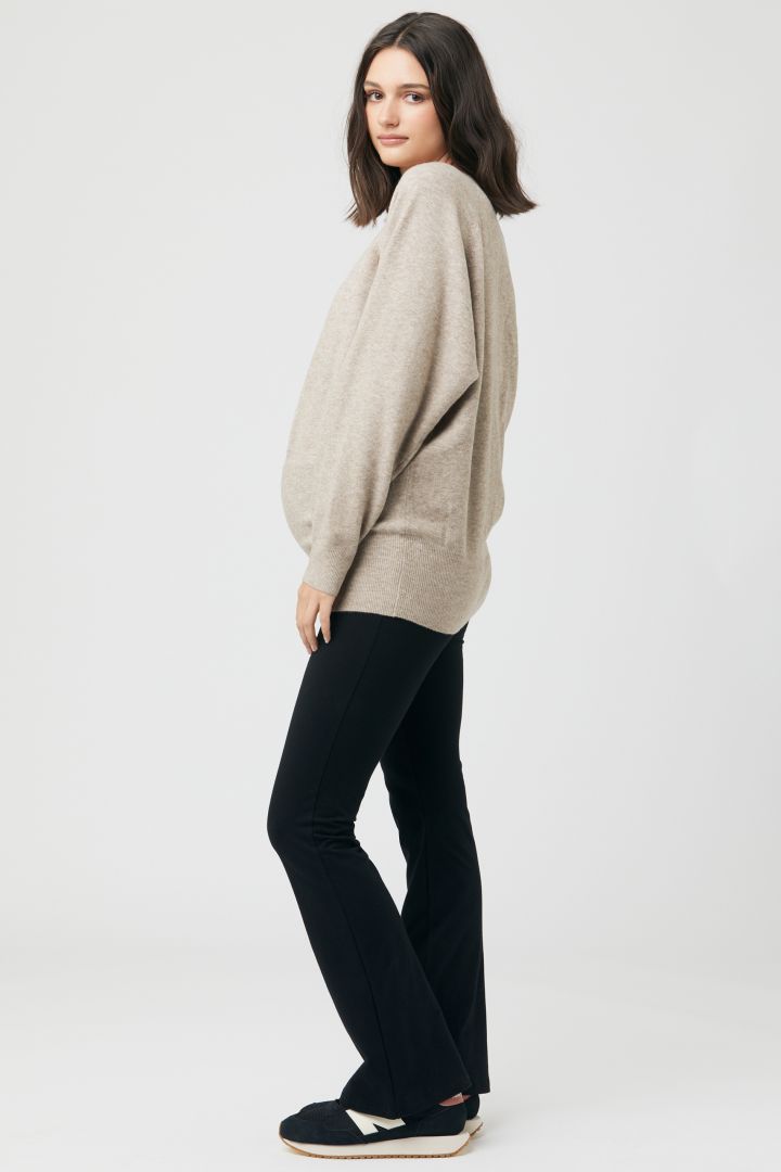 Umstands- und Stillpullover mit Knöpfen