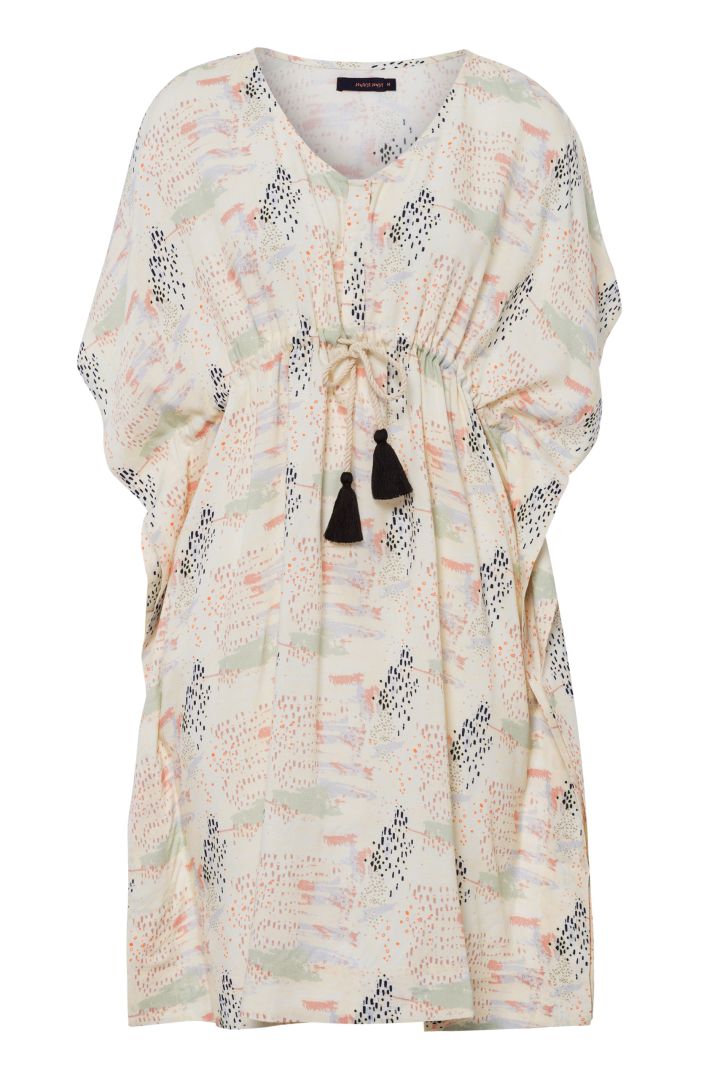 Umstands- und Still-Tunikakleid mit Quastengürtel Iced Art