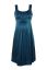 Preview: Satin Maternity Dress petrol