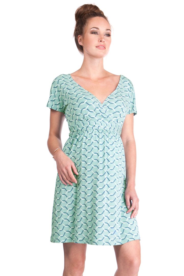 Tie Back Detail Maternity and Nursing Dress